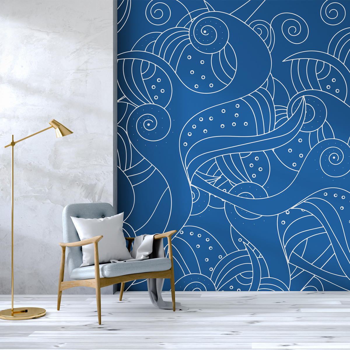 Tapet twisted game aqua, dream prints 